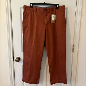 L.L. Bean Men's Lakewashed Khakis in Rust